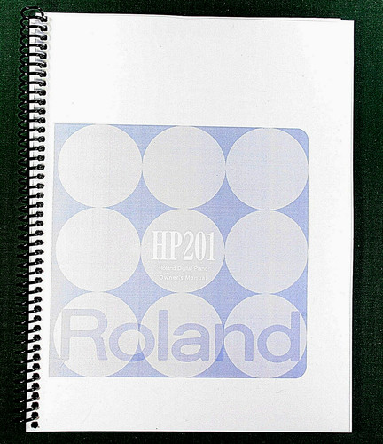 Roland 201 owner s - roland, hp-201