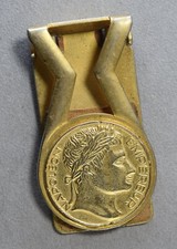 Fermasoldi per banconote Napoleone imperatore Vintage