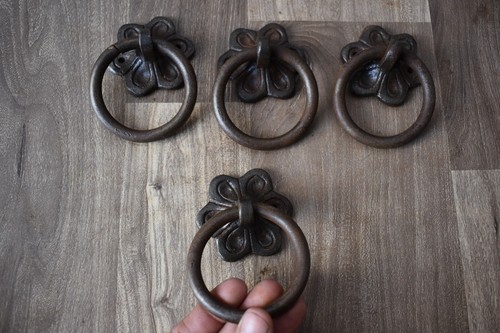 Vintage forgiato mano porta - vintage,