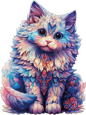 Ragdoll Gatto Puzzle in Legno