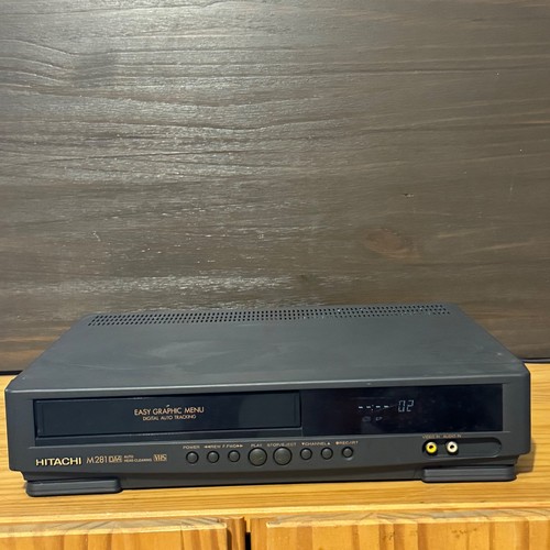 Hitachi m281a vhs vcr video - vt-m281a,