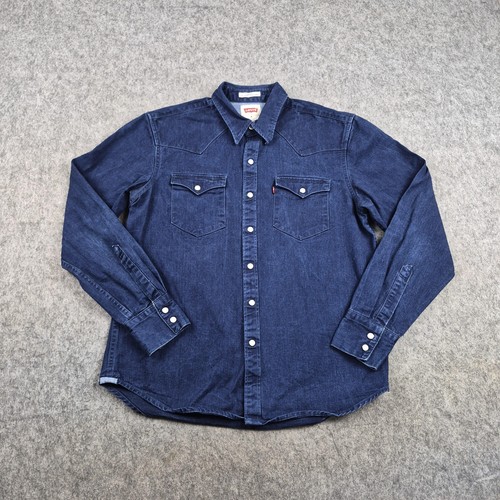 Camicia levis uomo blu - camicia,