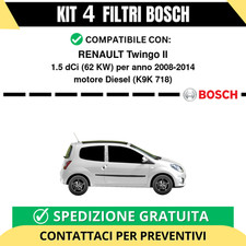 KIT BOSCH 4 Filtri tagliando