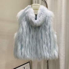 Gilet donna pelliccia di volpe