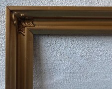 Cornice Antico Vintage Oro Profilrahmen Eckverzierung Piega 65,9 X 51,5 CM