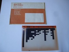 ALFA ROMEO CATALOGO  RICAMBI CARROZZERIA  ALFA 33 1.7 QUADRIFOGLIO ,DEL 101986