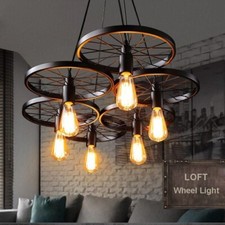 Lampadario a sospensione ruota