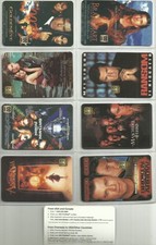 °LOTTO A di 8 carte LOCANDINE FILM / ATTORI tipo - promo (vedi foto)°