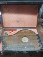 Antica CETRA ZITHER '900 Austria Ottimo Stato Funzionante Valigetta Originale