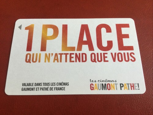 Telecarte carte cinema - telecarte,