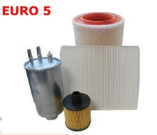 KIT 4 FILTRI TAGLIANDO ALFA ROMEO GIULIETTA 2.0 JTDM EURO 5