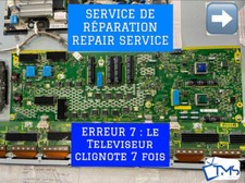 SERVICE DE RÉPARATION / REPAIR SERVICE - TNPA5335 TNPA5330 - ERREUR CODE 7