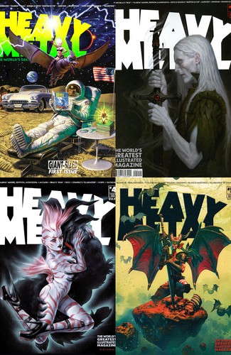 Heavy metal magazine - magazine, (issues