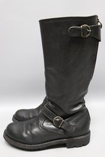 Scarpe stivali lunghi da motociclista FIORENTINI+BAKER neri da donna taglia 38/US 7