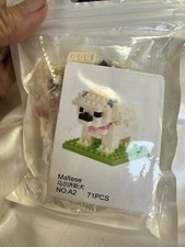 Maltese Mini Brick Kit 71 Pezzi Giocattolo Nano Brick, Lego Like Dog
