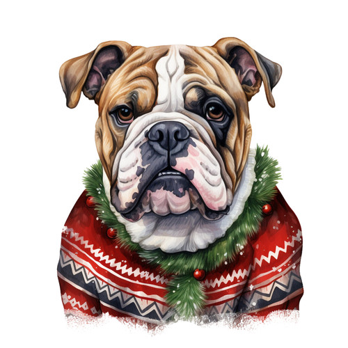 Adesivi auto bulldog inglese - bulldog,