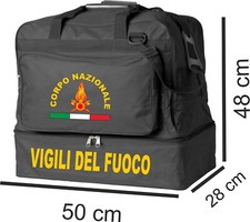 Borsone personalizzato con stampa Corpo Nazionale dei Vigili del Fuoco