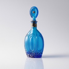 Decanter Bottiglia genio Blu Empoli stile Vintage
