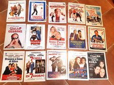 CARLO VERDONE LOTTO 15 SCHEDE CIAK FILM (VIAGGI DI NOZZE, COMPAGNI DI SCUOLA...)