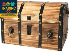 Baule scrigno legno stile - baule,