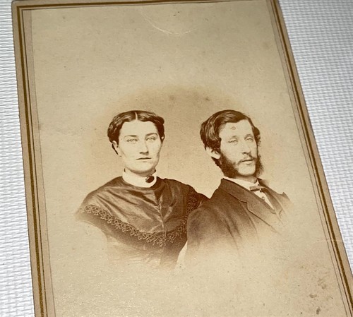 Antica foto cdv coppia - cdv, di
