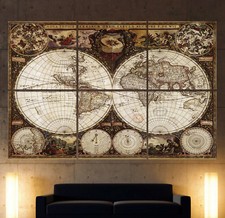 Mappamondo antico astratto - mappamondo,