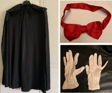 Costume mantello cappa nero - mantello,