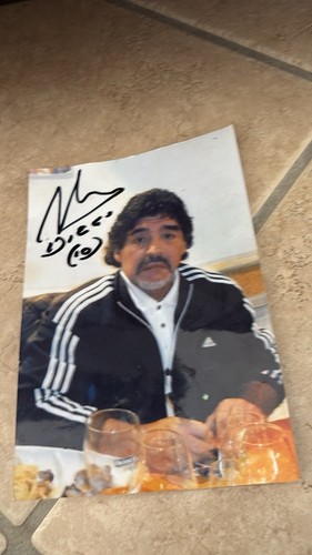 Foto maradona firmata - maradona,