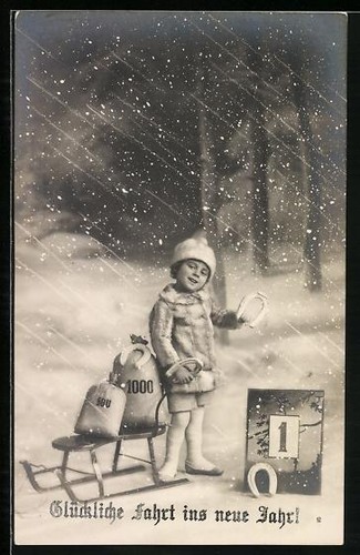 Cartolina ragazzo con