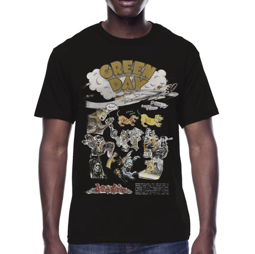 Men green day dookie album - green,