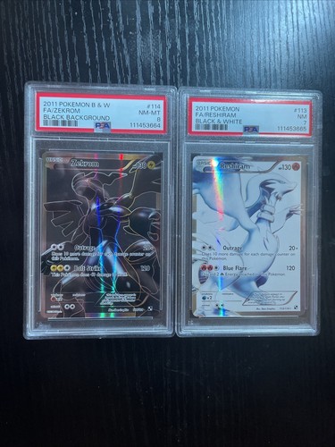 Reshiram zekrom sequential psa - reshiram,