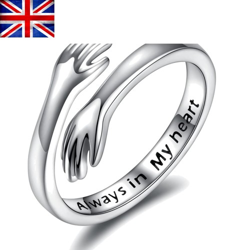 Anello abbraccio argento - anello,