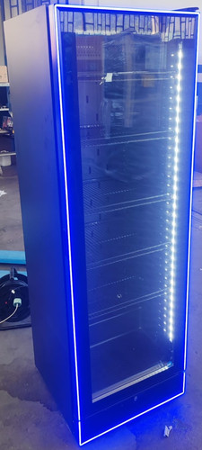 Frigo bibita led blue nero - frigo, blue,
