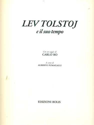 Lev tolstoj suo tempo - il,