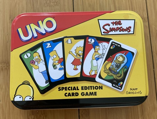 The simpsons uno card game - uno,