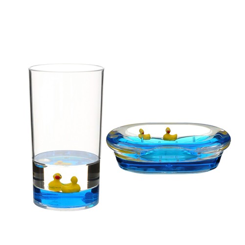 Set accessori bagno bicchiere