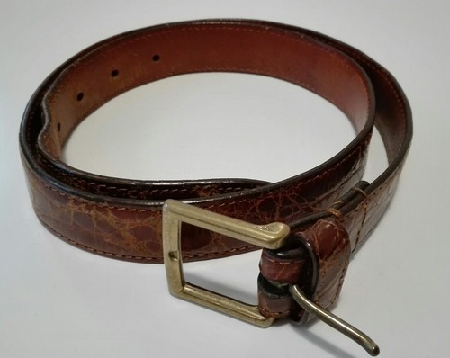 Belt real crocodile size - crocodile,