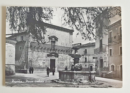 Cartolina paganica aquila - paganica, l'aquila