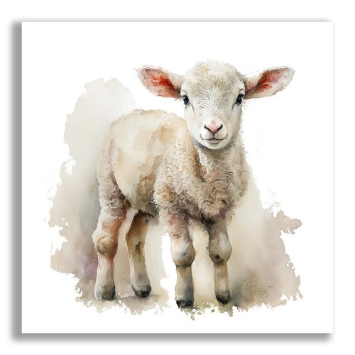 Quadro parete agnello - da,