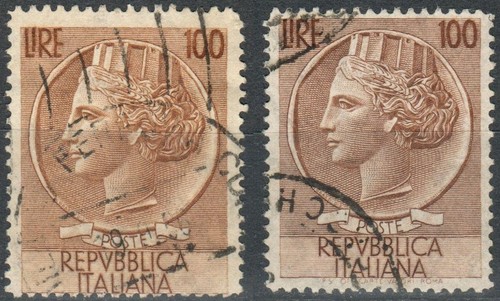 Repubblica 1955 italia turrita - italia,