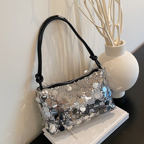 Borsa sera con paillettes - da,