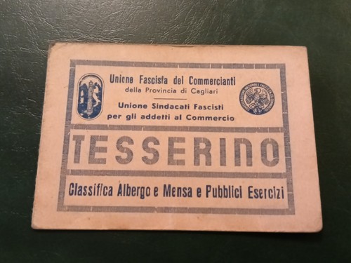 Ventennio tessera pnf unione - ventennio,