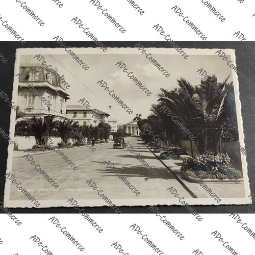 Cartolina chiavari viale - -,