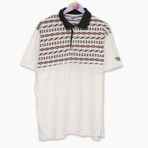 Polo reebok vintage bianca - bianca, a
