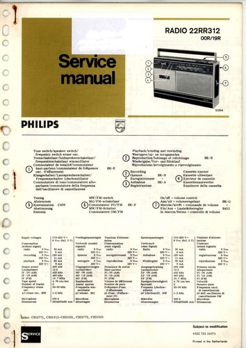 Philips manuale servizio - di,