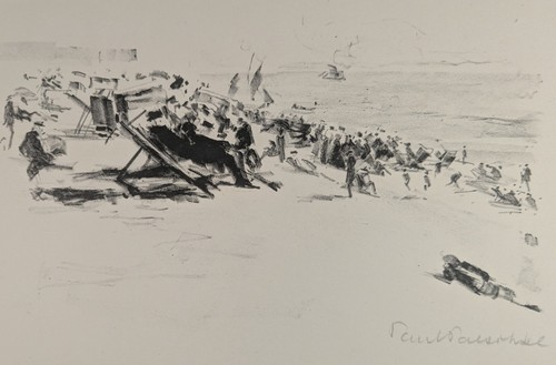 Paul paeschke sulla spiaggia - sulla,