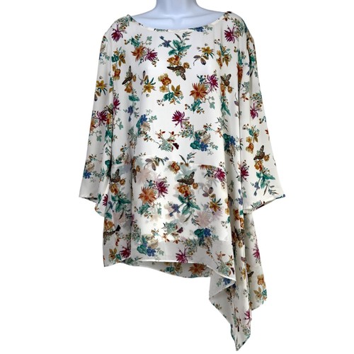 Top donna asimmetrico colorato