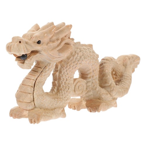 Drago ornamento legno ufficio - drago,