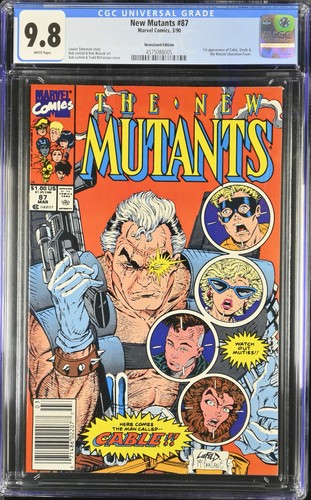 New mutants cgc 8 white - new,