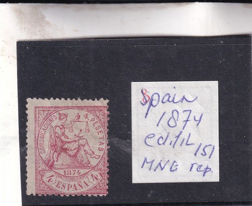 Spagna 1874 mng edifil - spagna,